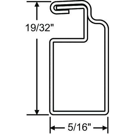 Tube 8ft Screen Frame White